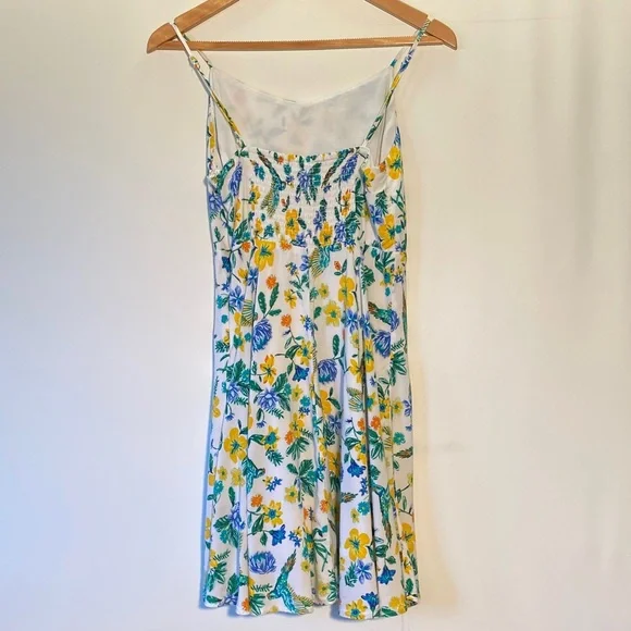Old Navy Floral Mini Dress with Yellow and Green Accents - Picture 3 of 7